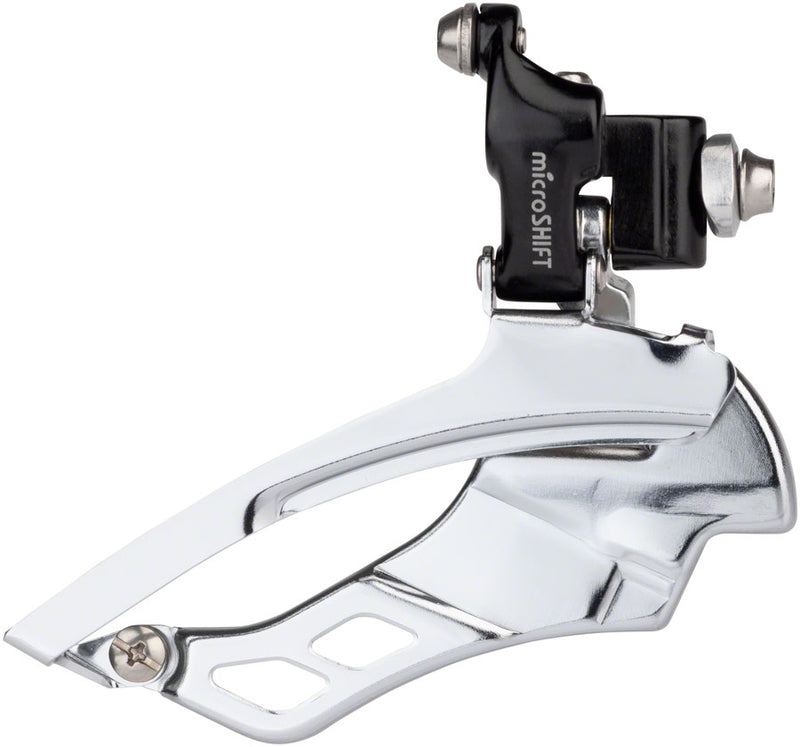 Load image into Gallery viewer, microSHIFT R10 Front Derailleur - 10-Speed Triple 52/39/30t Braze-On Shimano Compatible BLK
