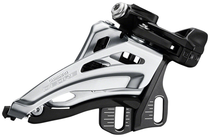 Load image into Gallery viewer, Shimano Deore FD-M6000-E 10-Speed Triple Side-Swing Front-Pull E-Type Front Derailleur
