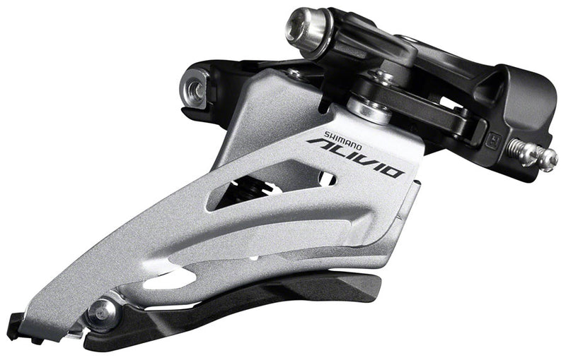 Load image into Gallery viewer, Shimano Alivio FD-M3120-M-B Front Derailleur - 2x9-Speed Side Swing Front Pull 34.9/31.8/28.6mm Clamp Band 36t Max
