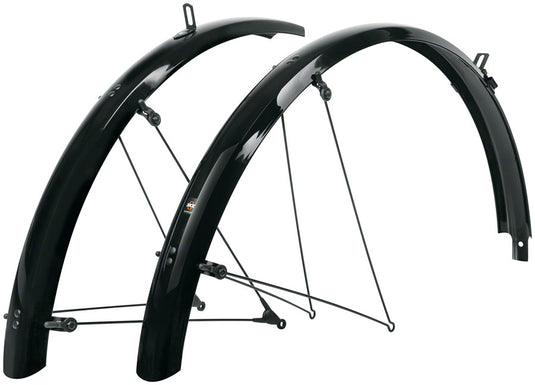 SKS B53 Bluemels Full Coverage Fender Set - 53mm 26 x 1-1.9" Black