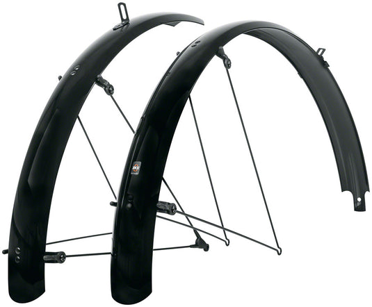 SKS B60 Bluemels Full Coverage Fender Set - 60mm 26 x 1.6-2.1" Black