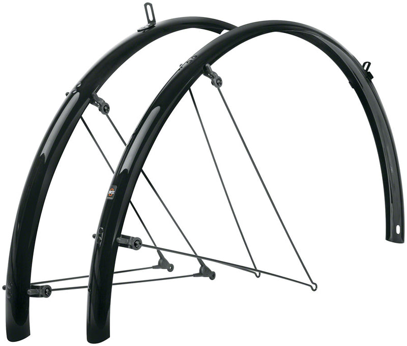 Load image into Gallery viewer, SKS B35 Bluemels Full Coverage Fender Set - 35mm 700 x 20-28 Black
