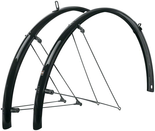 SKS B35 Bluemels Full Coverage Fender Set - 35mm 700 x 20-28 Black