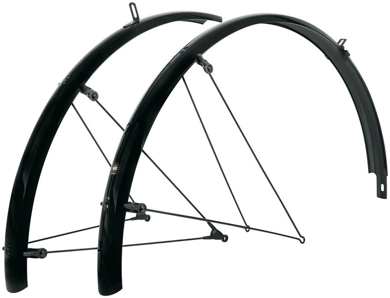 Load image into Gallery viewer, SKS B45 Bluemels Full Coverage Fender Set - 45mm 700 x 28-37 Black
