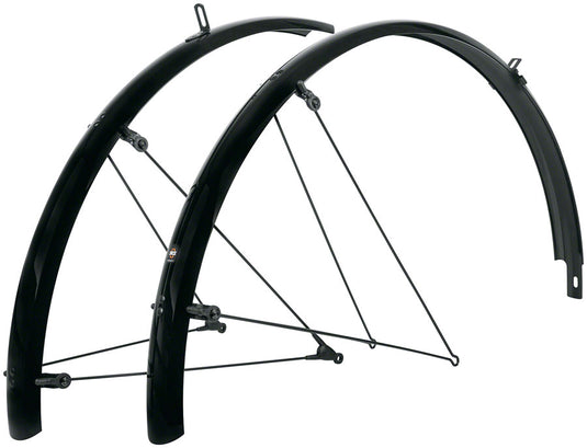 SKS B45 Bluemels Full Coverage Fender Set - 45mm 700 x 28-37 Black
