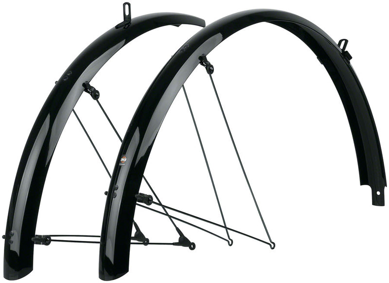 Load image into Gallery viewer, SKS B55 Bluemels Full Coverage Fender Set - 55mm 700 x 38-47 Black
