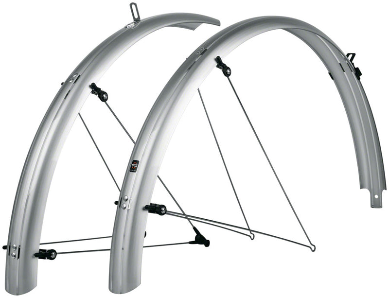 Load image into Gallery viewer, SKS B55 Bluemels Full Coverage Fender Set - 55mm 700 x 38-47 Silver
