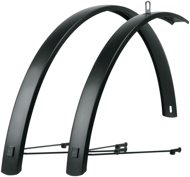 Load image into Gallery viewer, SKS Edge AL Aluminum Fender Set 56mm 700x50 Black
