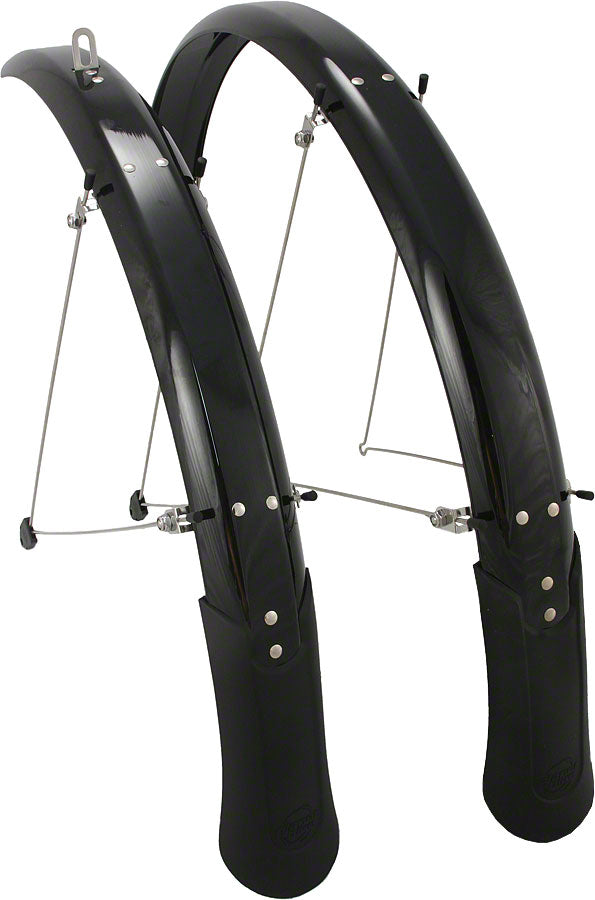 Load image into Gallery viewer, Planet Bike Cascadia 29" x 65 Fender Set: Black (29 x 1.5-2.0)

