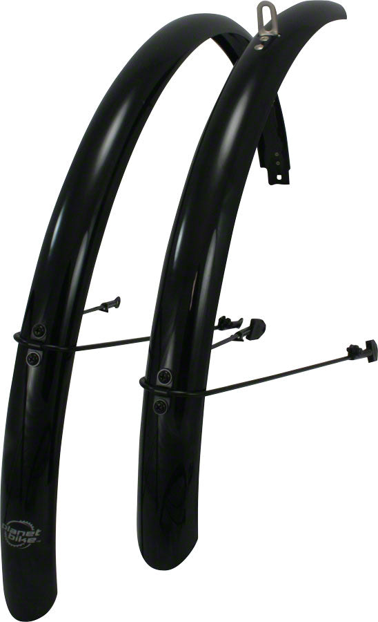 Load image into Gallery viewer, Planet Bike Full 26" x 60 Fender Set: Black (26 x 1.4-1.9)
