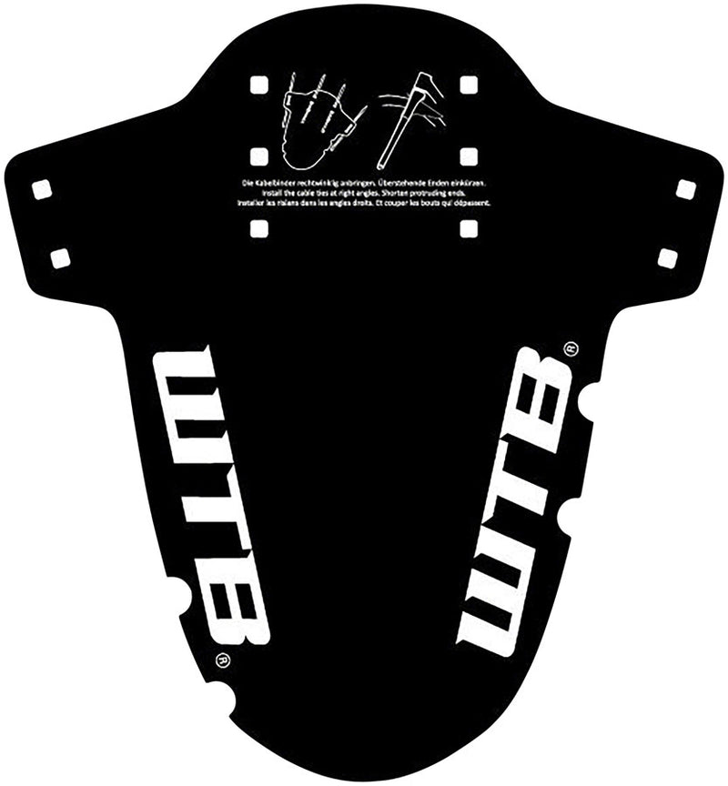 Load image into Gallery viewer, WTB Logo Gravel Mud Guard Fork Mount Black

