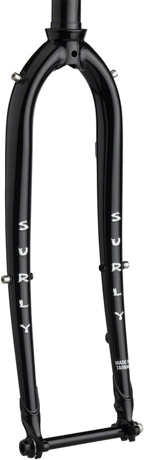 Load image into Gallery viewer, Surly Midnight Special Fork - 650b/700c 12x100mm Thru-Axle 1-1/8" Straight Steerer Steel 40mm Offset BLK

