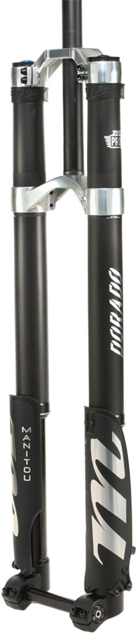 Load image into Gallery viewer, Manitou Dorado Pro Suspension Fork - 29&quot; 203 mm 20 x 110 mm 57 mm Offset Straight Steerer BLK/Carbon Gen 2
