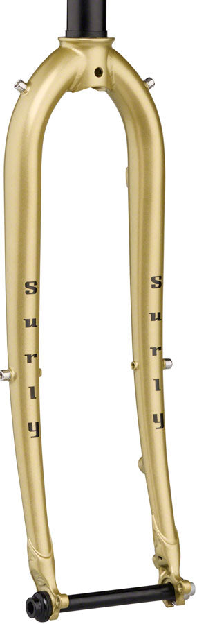 Load image into Gallery viewer, Surly Midnight Special Fork - 650b/700c 12x100mm Thru-Axle 1-1/8" Straight Steerer Steel 40mm Offset Fool's Gold

