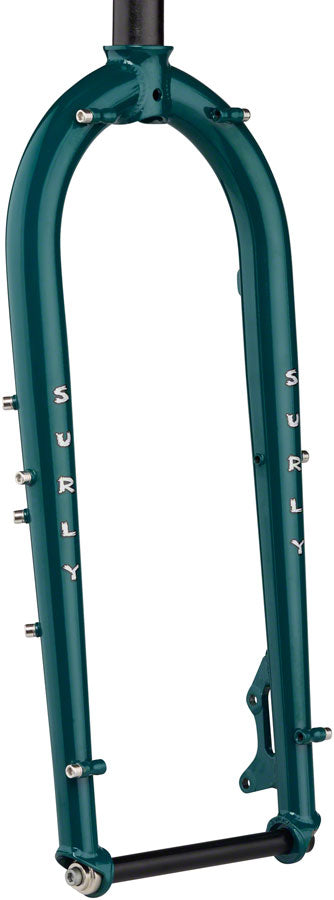 Load image into Gallery viewer, Surly Wednesday Fork - 26" 15x150mm Thru-Axle 1-1/8" Straight Steerer Steel OG Algae

