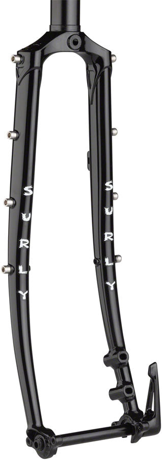 Load image into Gallery viewer, Surly Disc Trucker Fork - 700c 1-1/8" Straight 100x12 mm Thru-Axle Steel Disc BLK
