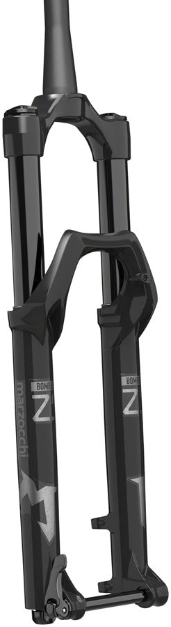 Load image into Gallery viewer, Marzocchi Bomber Z1 Suspension Fork - 29" 160 mm 15QR x 110 44mm Offset RAIL Sweep-Adjust Shiny BLK
