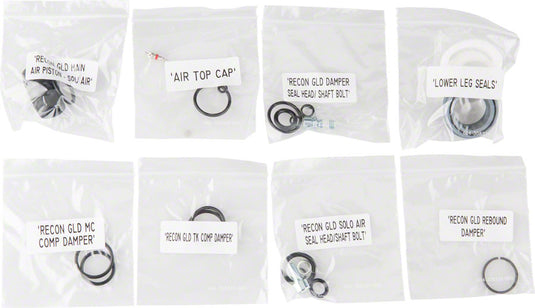 RockShox Fork Service Kit Full: Recon Gold (2013-2016) Solo Air