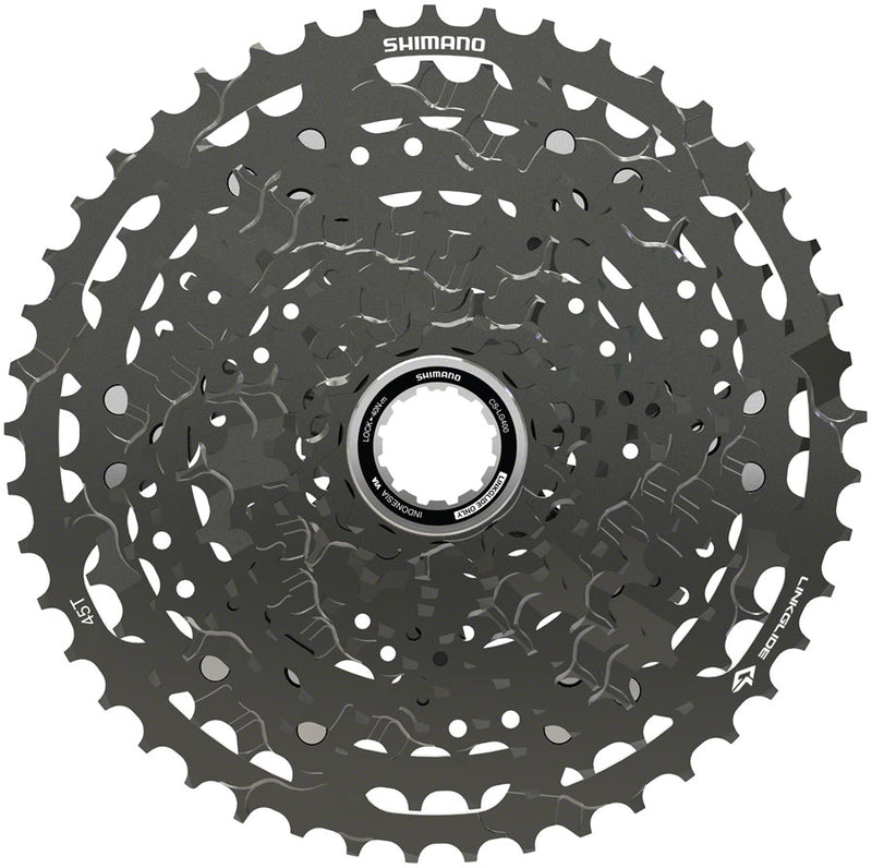 Load image into Gallery viewer, Shimano CUES  CS-LG400-11 Cassette - 11-Speed 11-45t LINKGLIDE Black

