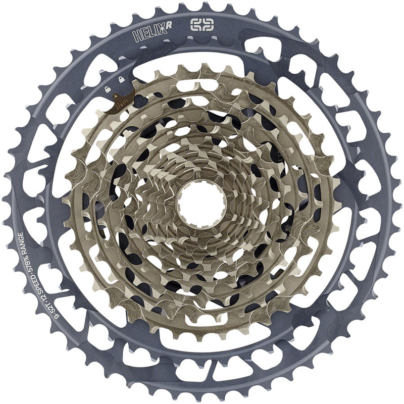 Load image into Gallery viewer, e*thirteen Helix Race Cassette - 12-Speed 9-52t Gray
