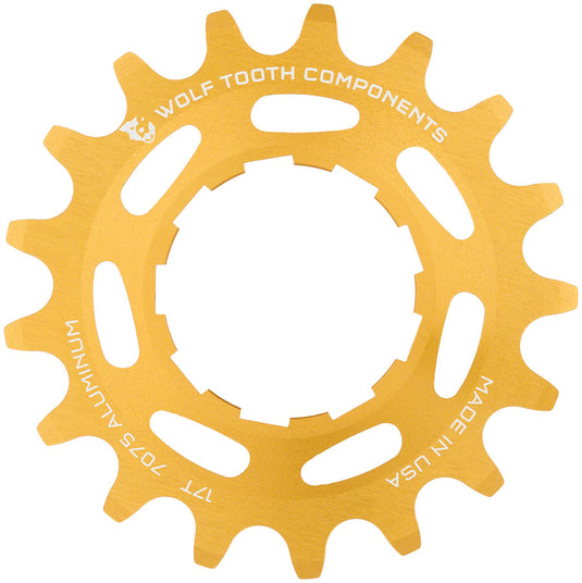 Wolf Tooth Single Speed Aluminum Cog - 17t Compatible with 3/32