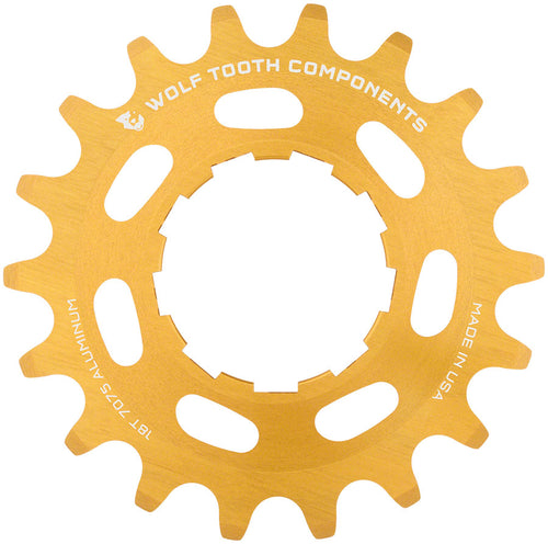 Wolf Tooth Single Speed Aluminum Cog - 18t Compatible with 3/32