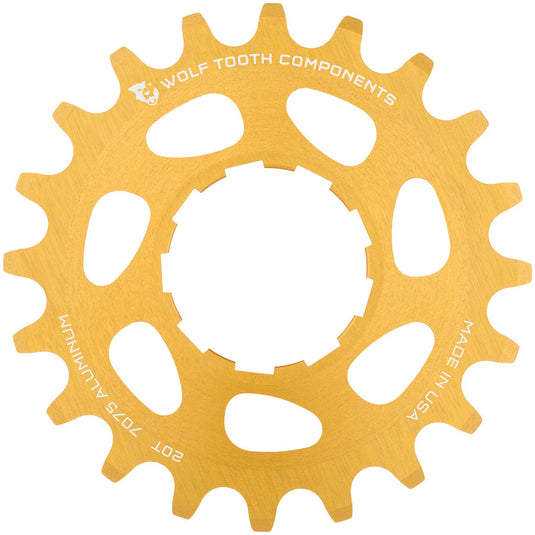 Wolf Tooth Single Speed Aluminum Cog - 20t Compatible with 3/32