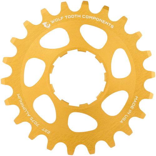 Wolf Tooth Single Speed Aluminum Cog - 22t Compatible with 3/32