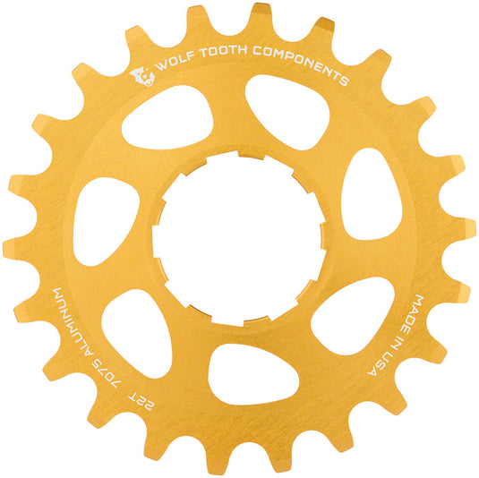 Wolf Tooth Single Speed Aluminum Cog - 22t Compatible with 3/32