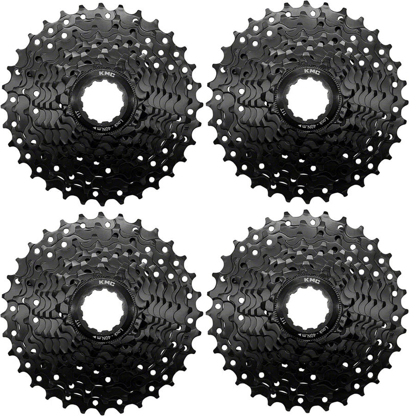 Load image into Gallery viewer, KMC REACT Cassette - 9-Speed 11-32t HG Driver Compatible Black 4 pk.
