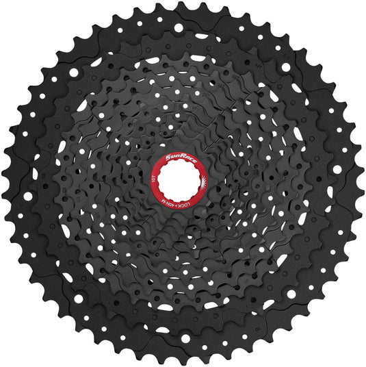 SunRace MZ91X Cassette - 12-Speed 10-50t Black Chrome For XD Driver Body