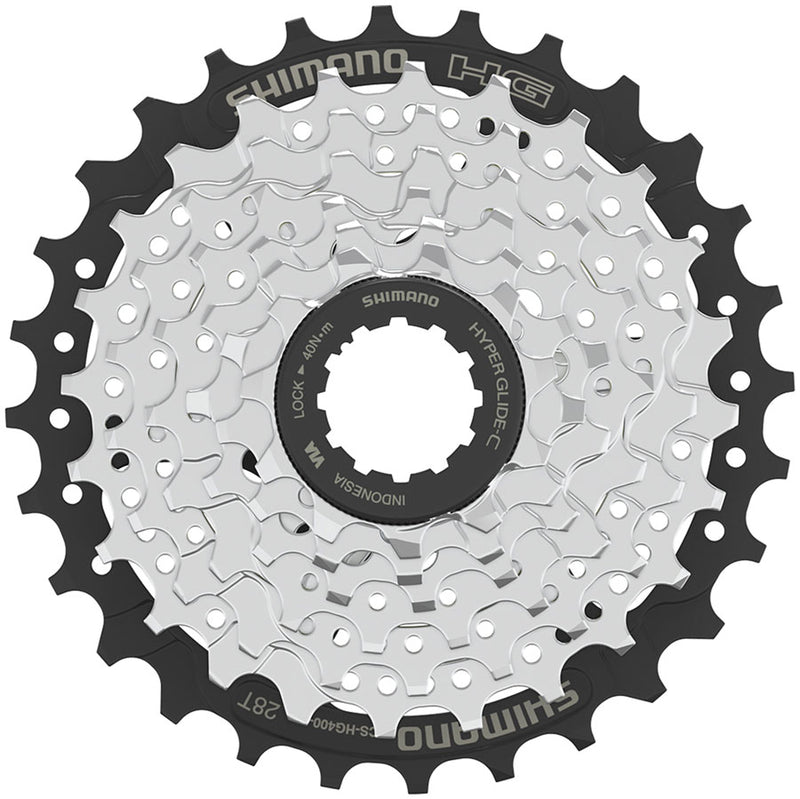 Load image into Gallery viewer, Shimano CS-HG400-7 Cassette - 7-Speed 11-28t Silver
