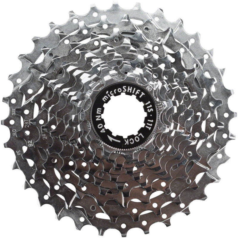 Load image into Gallery viewer, microSHIFT H11 Cassette - 11 Speed 11-32t Silver Chrome Plated
