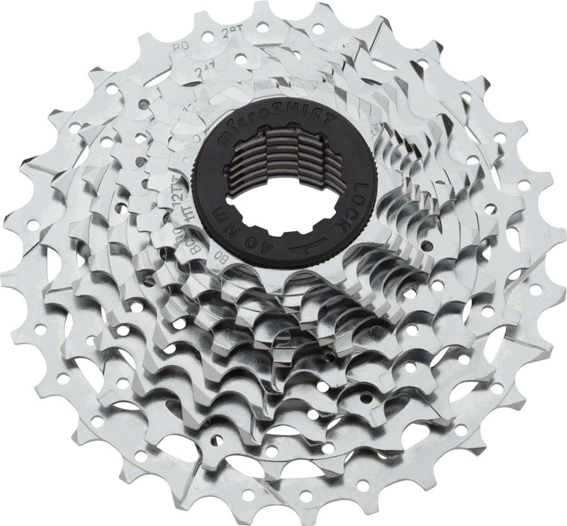Load image into Gallery viewer, microSHIFT H10 Cassette - 10 Speed 11-28t Silver Chrome Plated
