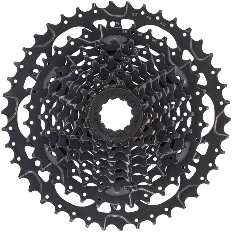 Load image into Gallery viewer, microSHIFT Acolyte Cassette - 8 Speed 12-42t Black ED Coated
