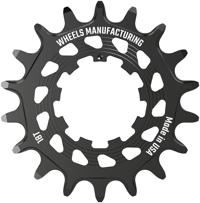 Load image into Gallery viewer, Wheels Manufacturing SOLO HG Cog - 18t Fits SOLO-HG Kits Black
