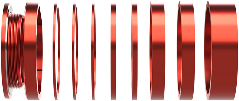 Load image into Gallery viewer, Wheels Manufacturing SOLO-HG Single Speed Conversion Kit - For HG Style Hubs Red
