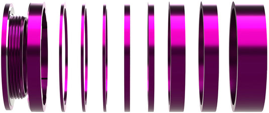Wheels Manufacturing SOLO-HG Single Speed Conversion Kit - For HG Style Hubs Purple