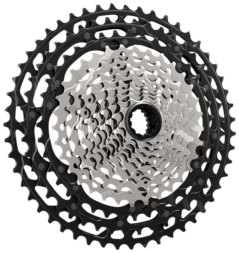 Load image into Gallery viewer, Shimano CS-M9101-12 Cassette - 12-Speed 10-51t Black/Gray Micro Spline

