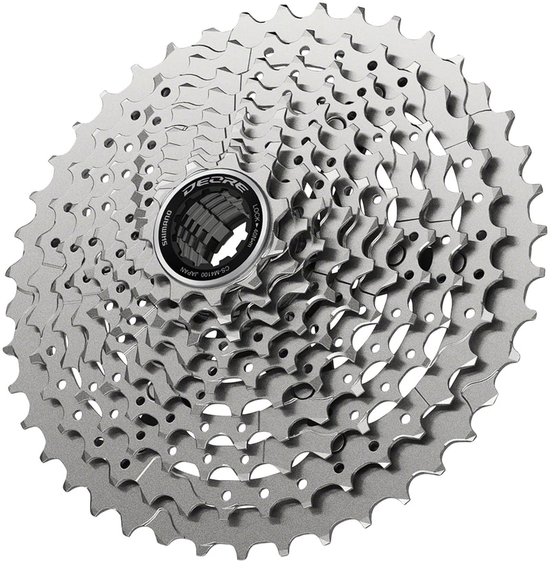 Load image into Gallery viewer, Shimano Deore CS-M4100-10 Cassette - 10-Speed 11-42t Silver
