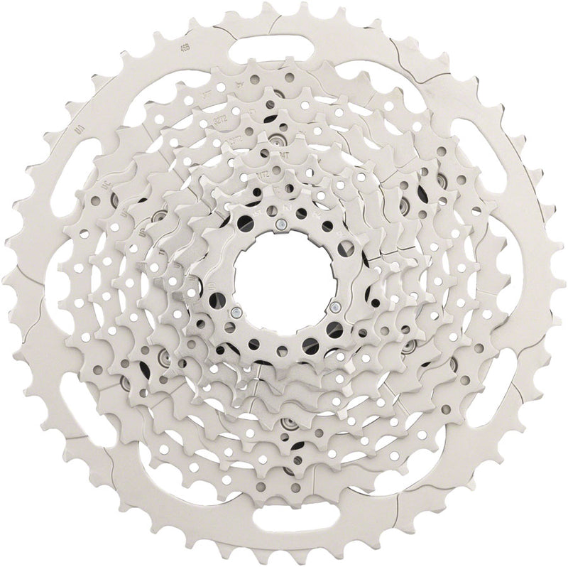 Load image into Gallery viewer, Shimano Deore CS-M4100-10 Cassette - 10-Speed 11-46t Silver
