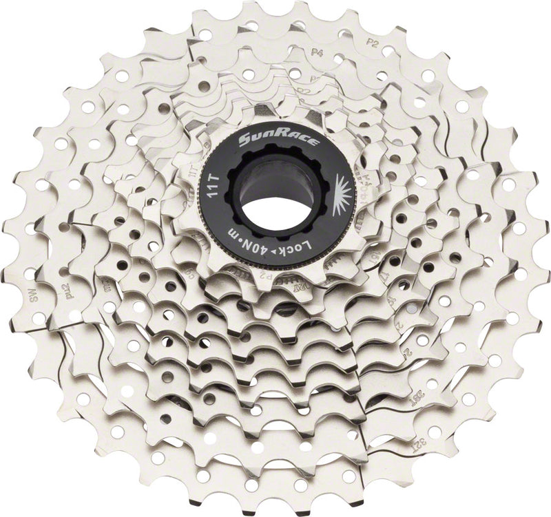 Load image into Gallery viewer, SunRace RS1 Cassette - 10 Speed 11-32t Silver
