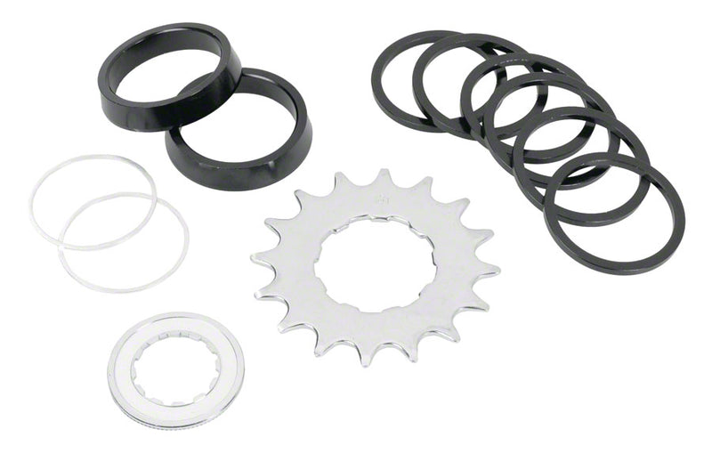 Load image into Gallery viewer, Wheels Manufacturing Angled Spacer Single Speed Conversion Kit
