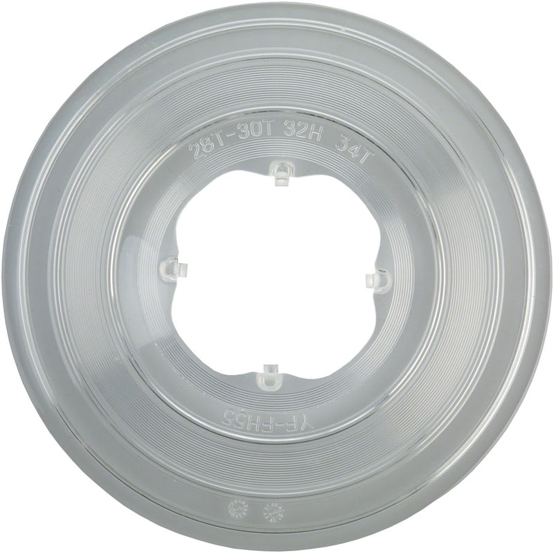 Load image into Gallery viewer, Dimension Freehub Spoke Protector 28-34 Tooth 4 Hook 32 Hole Clear Plastic
