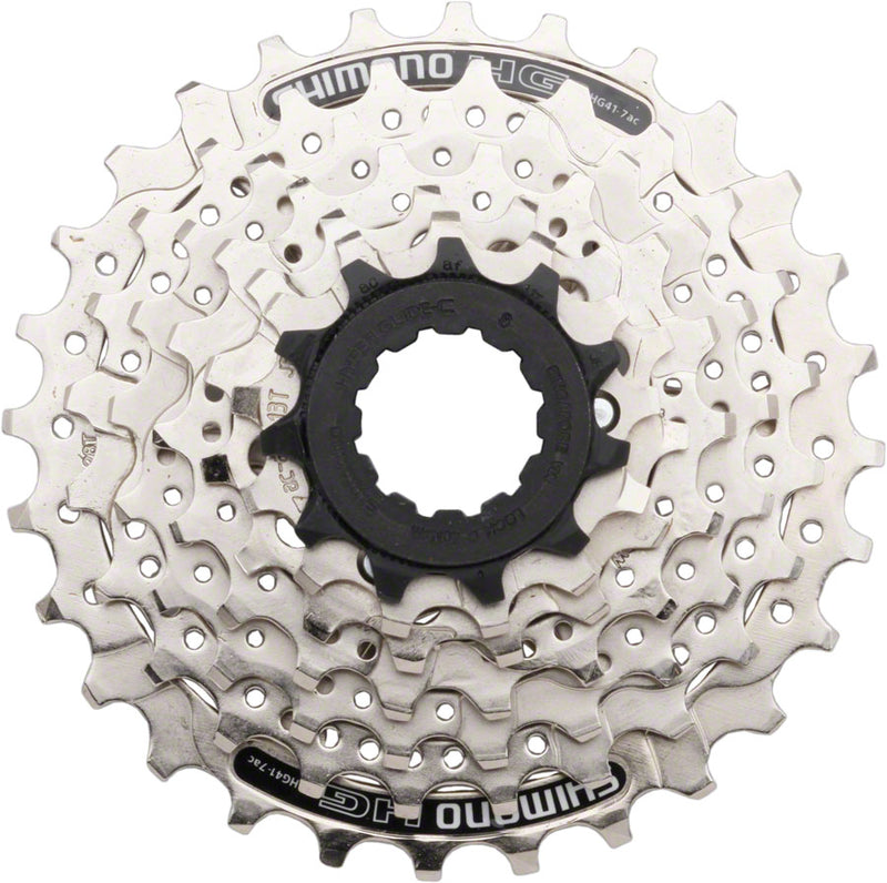 Load image into Gallery viewer, Shimano CS-HG41 Cassette - 7 Speed 11-28t Silver
