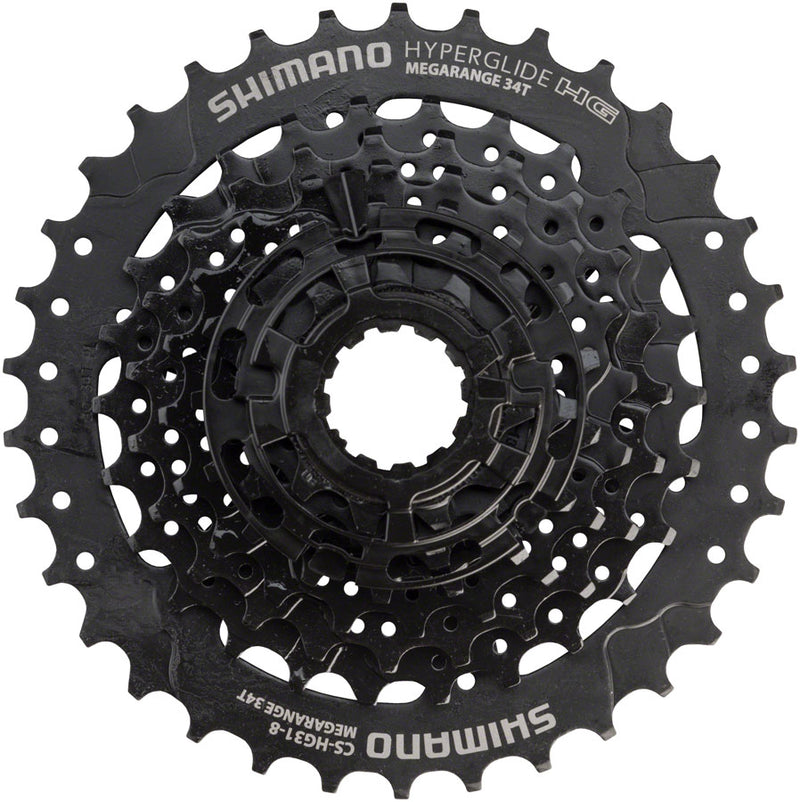Load image into Gallery viewer, Shimano Altus CS-HG31 Cassette - 8 Speed 11-34t Black Mega Range
