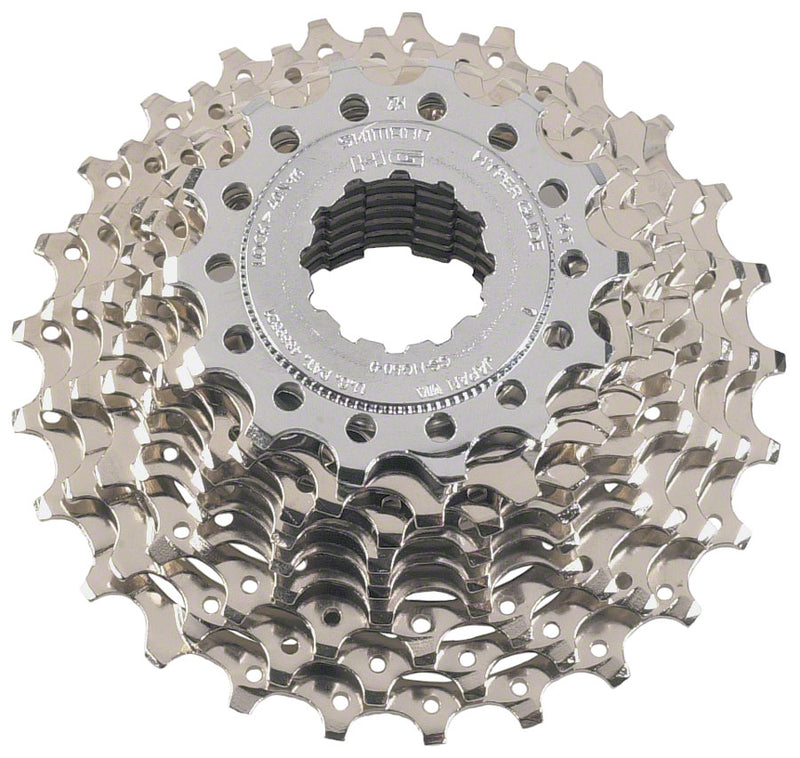 Load image into Gallery viewer, Shimano Sora CS-HG50 Cassette - 9 Speed 12-25t Silver Nickel Plated

