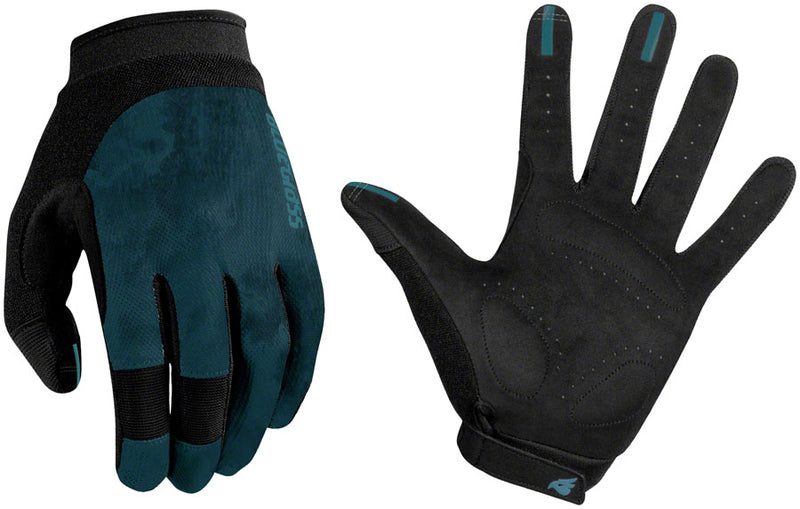 Load image into Gallery viewer, Bluegrass React Gloves - Blue Full Finger Small
