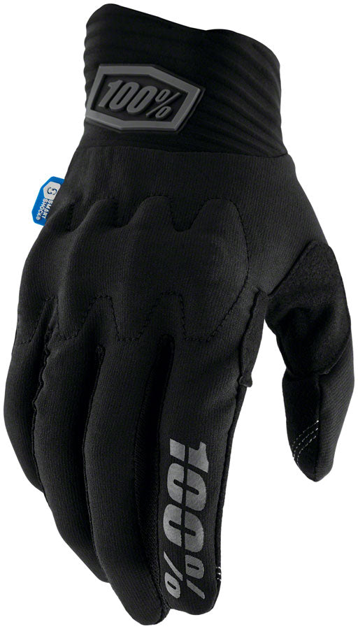 Load image into Gallery viewer, 100% Cognito Smart Shock Gloves - Black Full Finger Small

