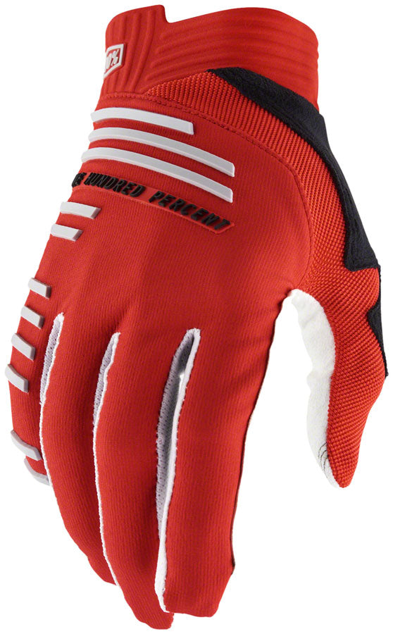Load image into Gallery viewer, 100% R-Core Gloves - Racer Red Full Finger Small
